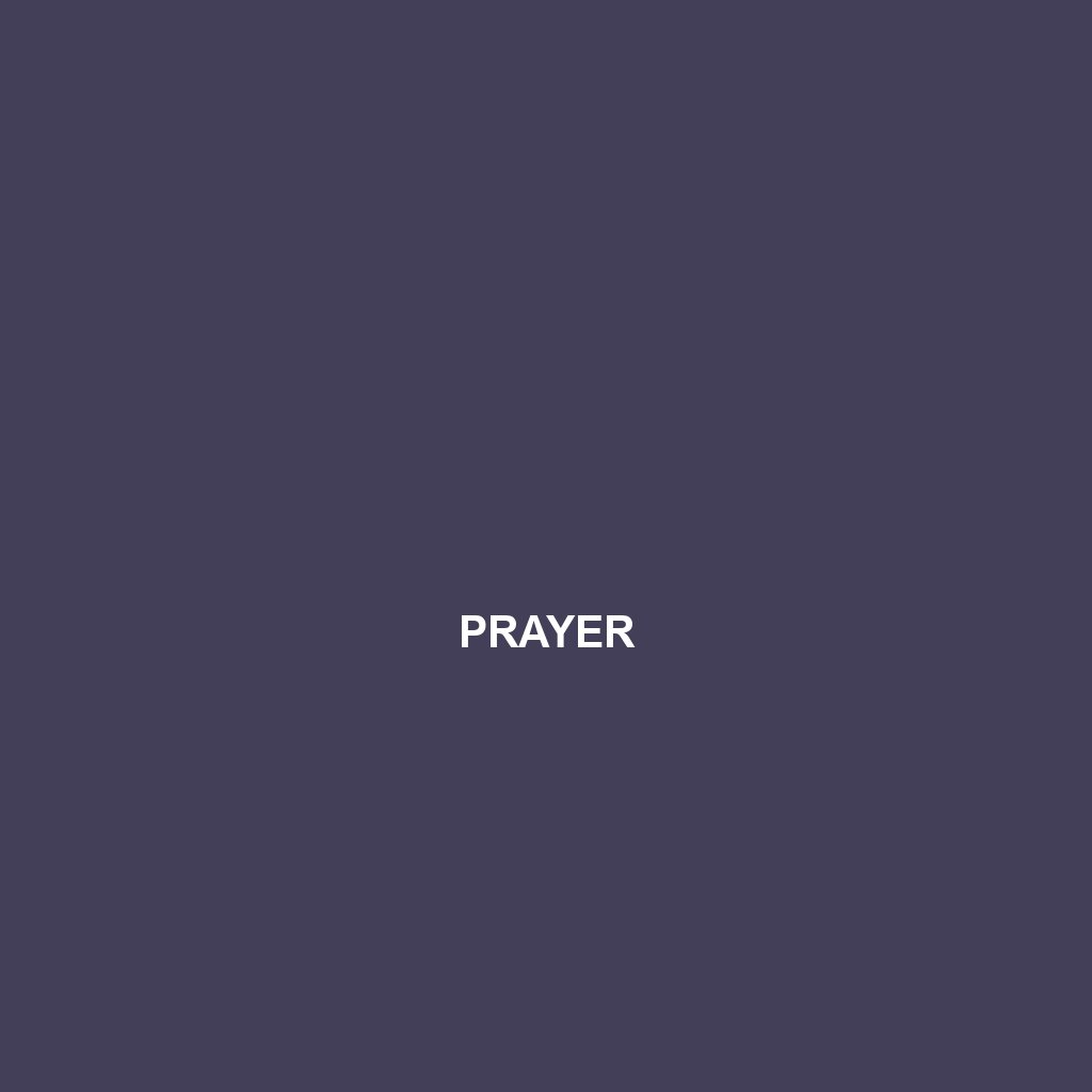 PRAYER