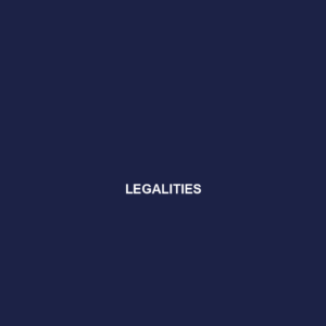 Read more about the article LEGALITIES