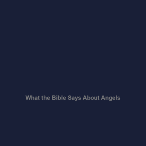 Read more about the article What the Bible Says About Angels